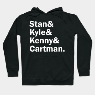 Funny Names x South Park (Cartman, Kyle, Stan, Kenny) Hoodie